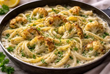 Kohl Alfredo mit Blumenkohl, Wirsing oder anderem Kohl zubereiten statt Sahne