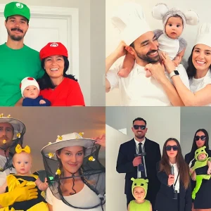 Kostüm für Familie mit Baby - 4 lustige und günstige Ideen