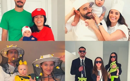 Kostüm für Familie mit Baby - 4 lustige und günstige Ideen