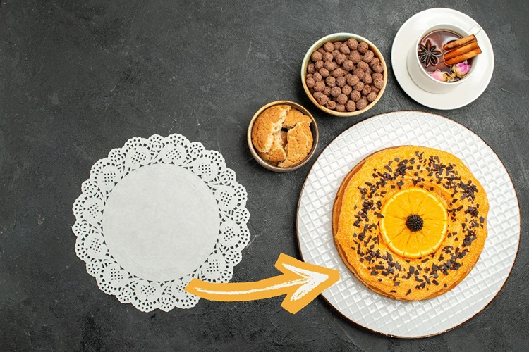 Kuchen bei Transport mit einer Matte sichern