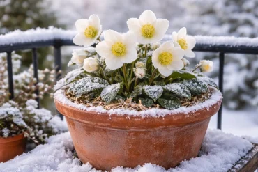 Kübelpflanzen trocknen schneller aus und frieren schneller ein