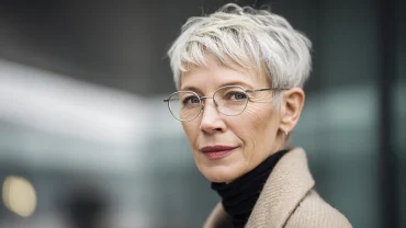 kurzhaarfrisuren ab 60 mit brille trends 2026