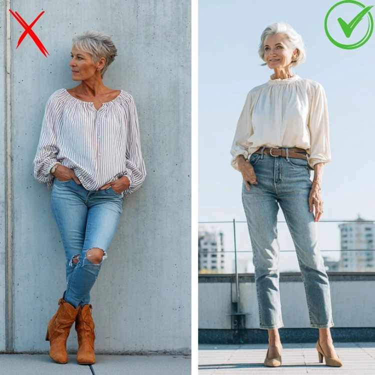 Low Rise vs High Waist Jeans ab 60