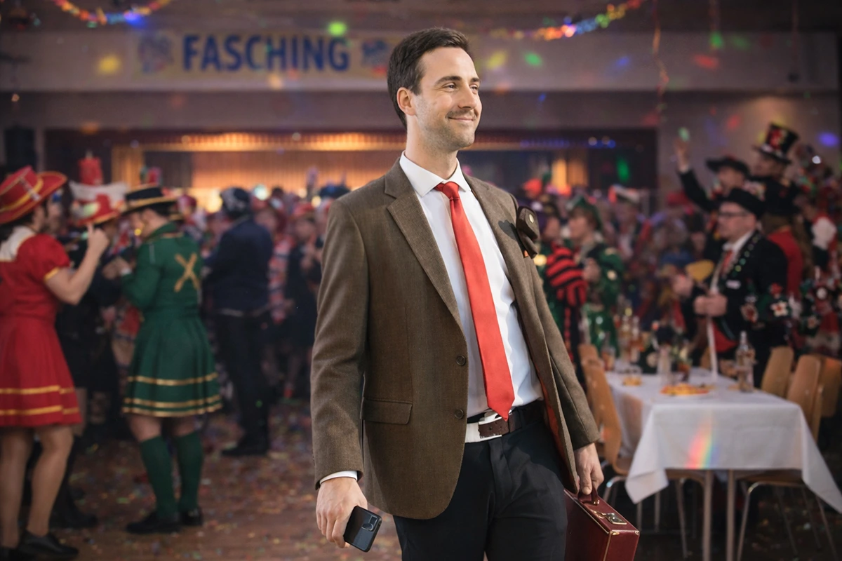 Lustige Männerkostüme für Fasching - Verkleiden Sie sich als unsichtbarer Mann, Mr. Bean oder Eidechse