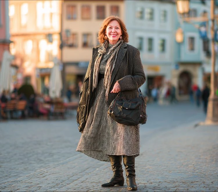 Mantel und Blazer und Jacken bei vollerer Taille 