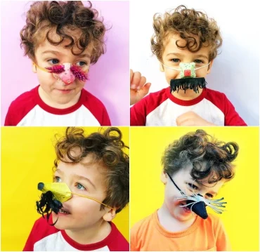 Masken selber machen für lustige Kostüme zum Fasching