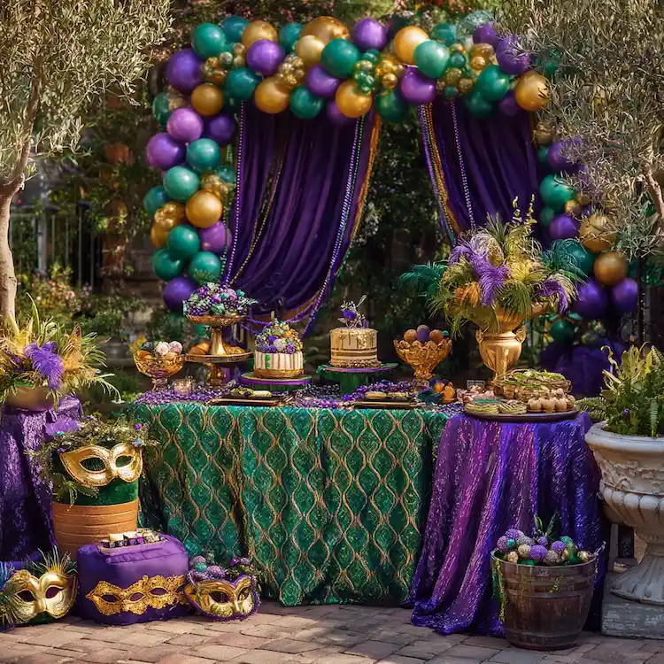 Maskenball organisieren Mardi Gras wie in Italien feiern