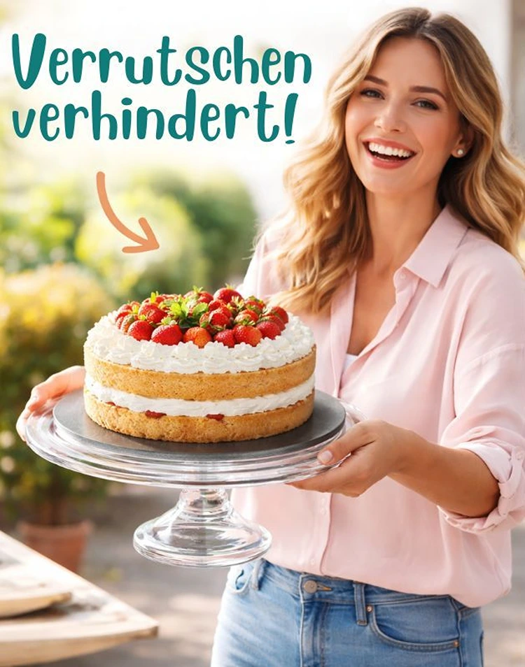 Mit simplen Tricks können Sie Torten im Auto vor dem Verrutschen bewahren