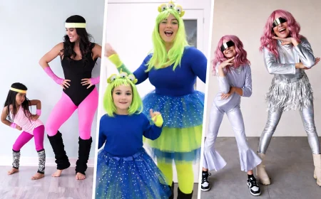 Mutter-Tochter-Kostüm zum Karneval einfach selbst zusammenstellen