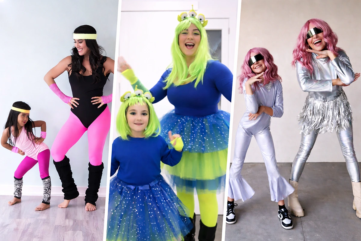 Mutter-Tochter-Kostüm zum Karneval einfach selbst zusammenstellen