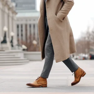 oxford lederboots im winter