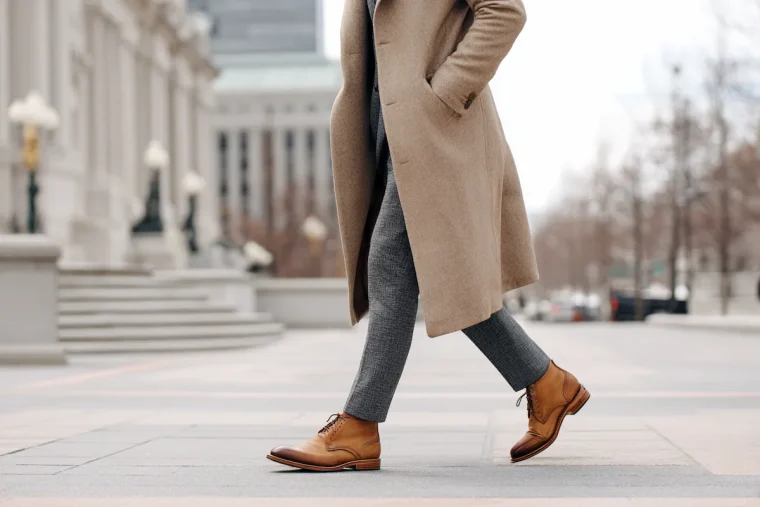 oxford lederboots im winter