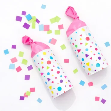 Partyspaß mit selbstgemachtem Spielzeug an Karneval