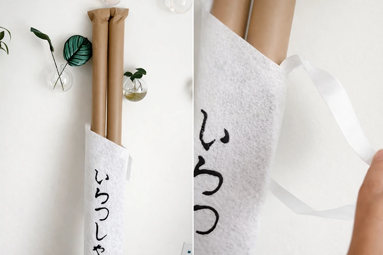 Passend zum Kostüm können Sie aus Poolnudeln Holzstäbchen als Accessoire basteln