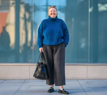 Passende Hosen für Frauen mit O-Fogu