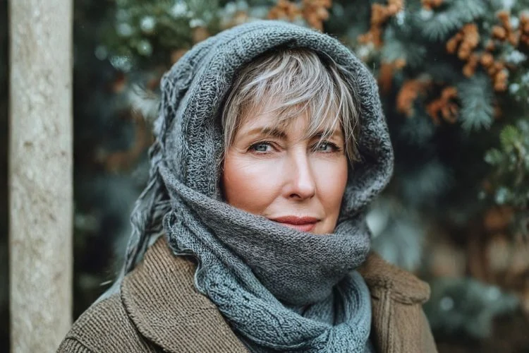 schal statt mütze tragen im winter