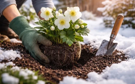 Schneerose in den Garten pflanzen - Ist das schon im Winter möglich