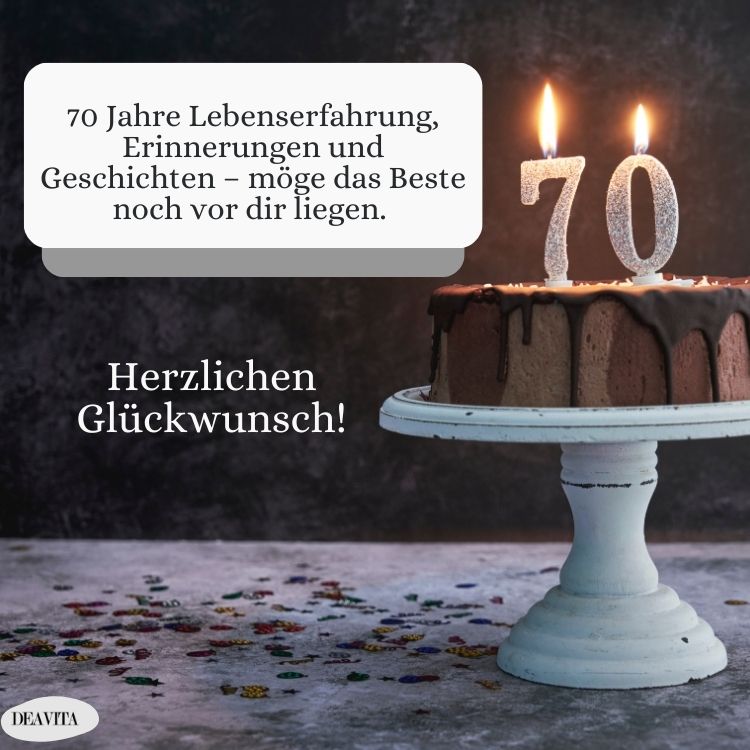 schöne sprüche zum 70 geburtstag mann kostenlos