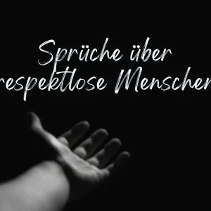 sprüche über respektlose menschen