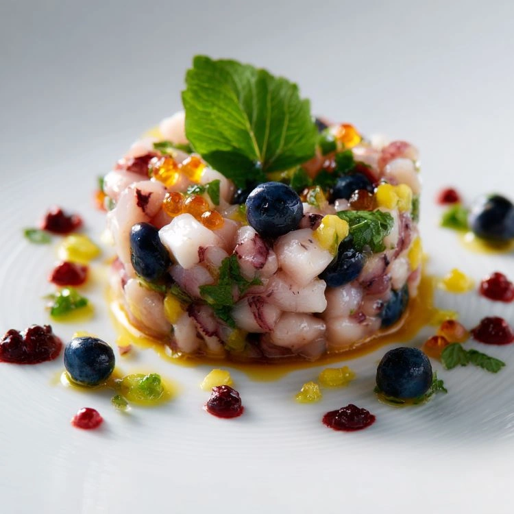 Tartar zubereiten und als Vorspeise servieren