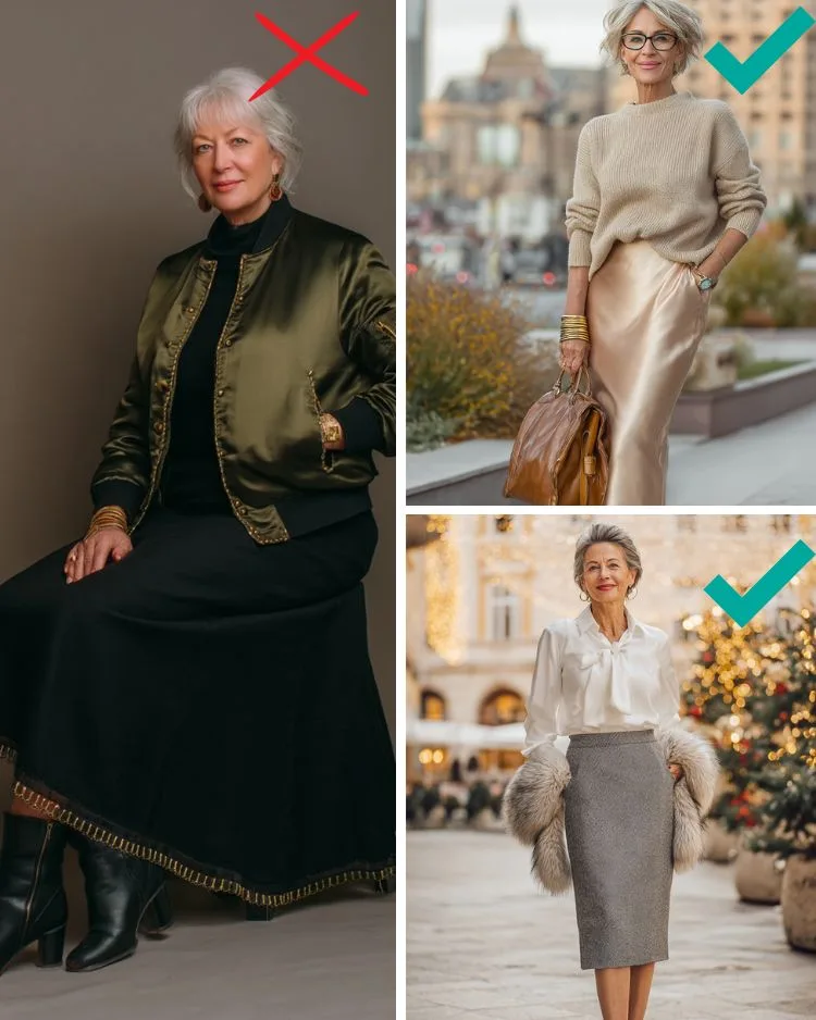 Welche Stoffe ab 50 tragen