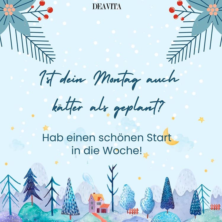 Wenn der Wochenanfang kälter als geplant ist