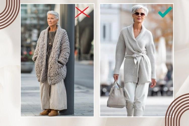 Wickelkardigans komplimentieren die Figur