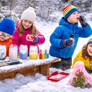 Winter-Experimente für Kinder - Outdoor-Aktivitäten trotz Schnee und Kälte