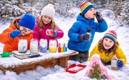 Winter-Experimente für Kinder - Outdoor-Aktivitäten trotz Schnee und Kälte
