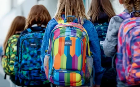 bunte schulrucksäcke