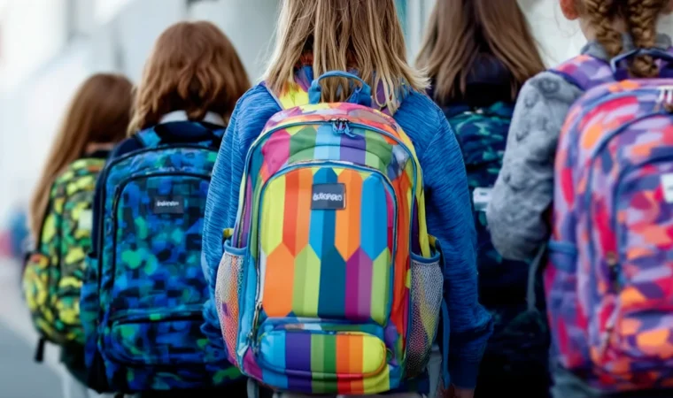 bunte schulrucksäcke