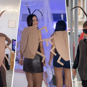 Kakerlake als Kostüm selber machen für Kinder und Erwachsene