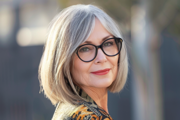 long bob mit pony für feines haar ab 50